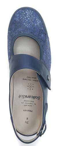 Туфли женские летние Solidus Heaven (Solicare Soft) синие