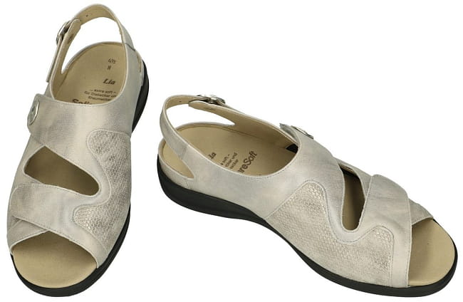 Сандалии женские летние Solidus Lia (Solicare Soft) серые