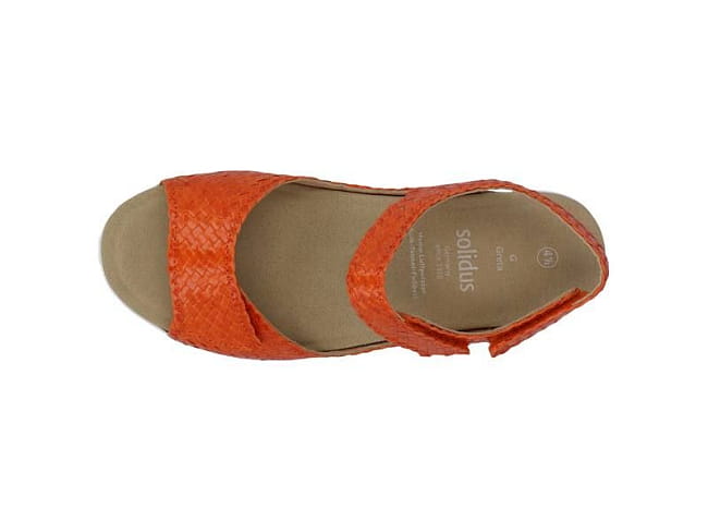 Женские босоножки Solidus Greta оранжевые