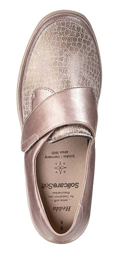 Полуботинки женские демисезонные Solidus Hedda (Solicare Soft) серебристые