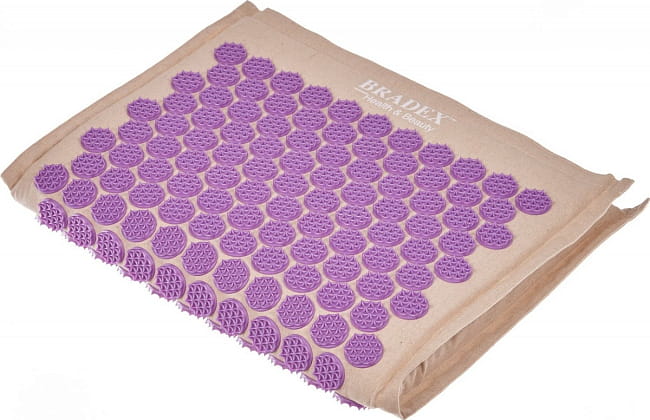 Коврик акупунктурный Bradex "Нирвана" Premium с наполнителем из кокосового волокна