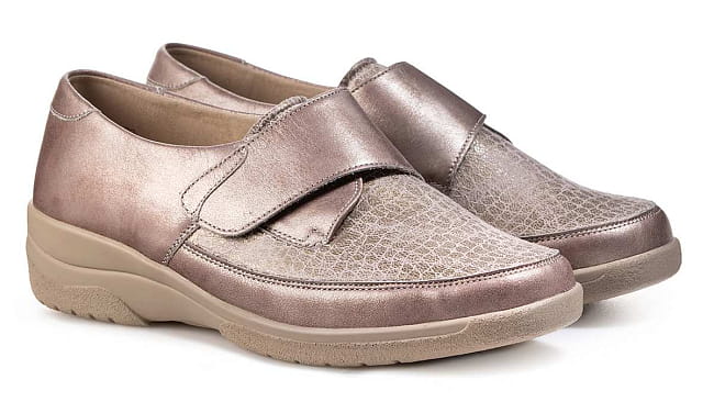 Полуботинки женские демисезонные Solidus Hedda (Solicare Soft) серебристые